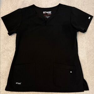 Grey’s Anatomy L black scrub top